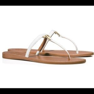 Tori Burch T Logo Thong Sandal